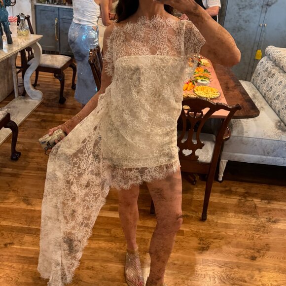 Christopher Esber Floating Lace Mini Dress - Picture 6 of 6